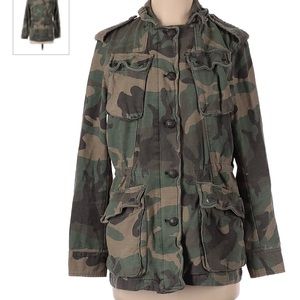 Free people camo jacket